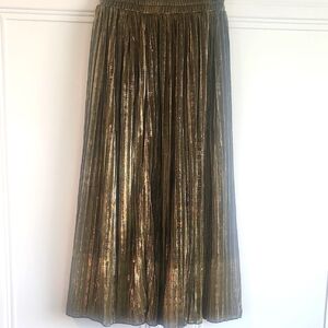 NWPT..Elegant Metallic Full Skirt